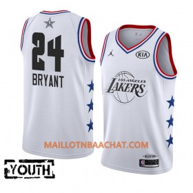 Maillot NBA Los Angeles Lakers Kobe Bryant 24 2019 All-Star Jordan Brand Blanc Swingman - Enfant